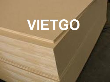 Cơ hội xuất khẩu thử 1 container 20ft ván MDF sang Trung Quốc