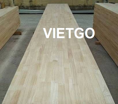 Cơ hội xuất khẩu 1 container 40ft ván ghép thanh cao su mỗi tháng sang Ấn Độ