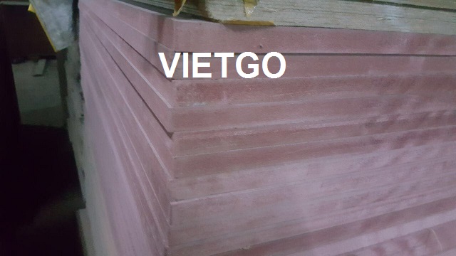 Đối tác đến từ Ấn Độ đang cần mua 2 container 40ft ván MDF