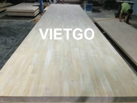 Vị khách hàng tiềm năng đến từ Trung Quốc đang cần mua 30 – 50 container 40ft ván ghép thanh cao su hoặc gỗ keo