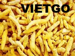 Cơ hội xuất khẩu 1 container 20GP củ nghệ khô đến từ thương nhân Dubai