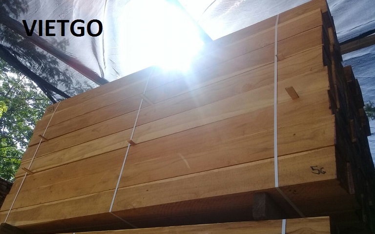 Cơ hội xuất khẩu thử 1 container 20ft GỖ TEAK XẺ sang thị trường Ấn Độ
