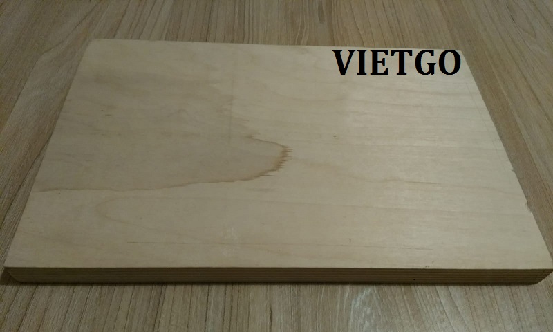 Cơ hội xuất khẩu thử 1 container 20ft GỖ DÁN đến từ vị khách Thổ Nhĩ Kỳ