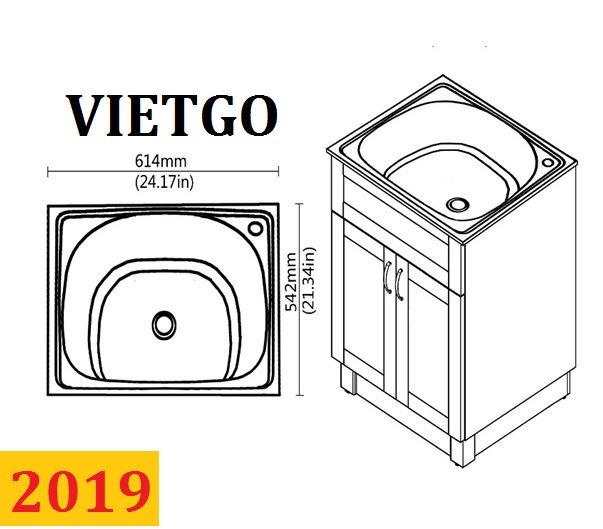 ĐƠN HÀNG CẢ NĂM: Vị khách hàng quen của VIETGO đang cần nhập khẩu 10.000 đến 20.000 BỒN RỬA kết hợp từ ván MDF/MFC với chậu rửa kim loại sang thị trường Canada