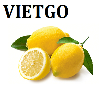 Cơ hội xuất khẩu 20 tấn chanh sang thị trường Italia