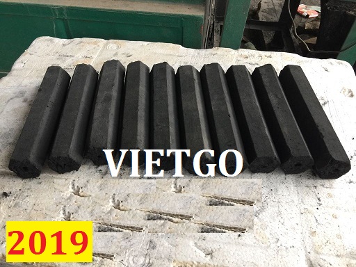 Đơn hàng cả năm: Cơ hội xuất khẩu 1 container 40ft than ép dạng thanh làm từ bột than củi đen mỗi tuần đến từ thương nhân người Ý
