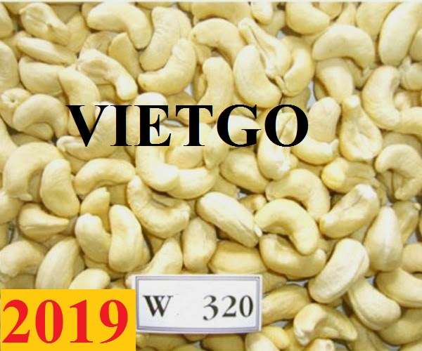 Cơ hội giao thương- Đơn hàng cả năm: Xuất khẩu hạt điều đến từ một khách hàng người Arab Saudia