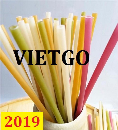 Cơ hội giao thương  – Đơn hàng Thường xuyên - Cơ hội xuất khẩu Ống Hút Gạo sang thị trường Úc
