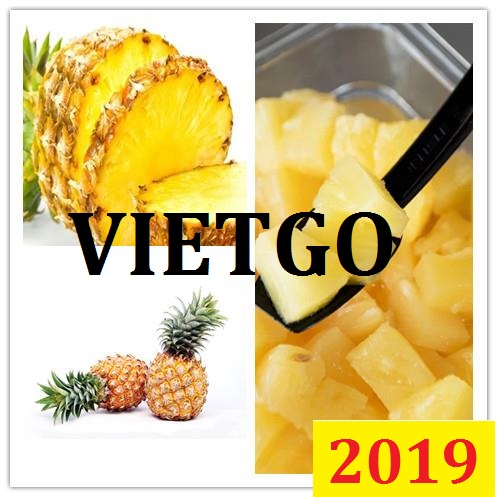 Cơ hội giao thương Đặc Biệt  – Đơn hàng Thường Xuyên - Cơ hội xuất khẩu Dứa đóng hộp sang thị trường Úc