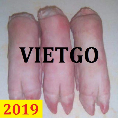 Cơ hội giao thương  – Đơn hàng Thường Xuyên - Cơ hội xuất khẩu Móng Heo Đông Lạnh sang thị trường Trung Quốc