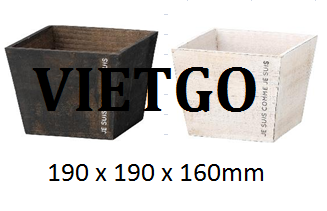 Cơ hội giao thương – Đơn hàng đặc biệt - Cơ hội xuất khẩu Chậu cây để bàn bằng gỗ sang Nhật Bản