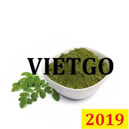 Cơ hội giao thương  Đặc Biệt – Đơn hàng Thường Xuyên - Cơ hội xuất Bột lá trùm ngây sang thị trường Sri Lanka
