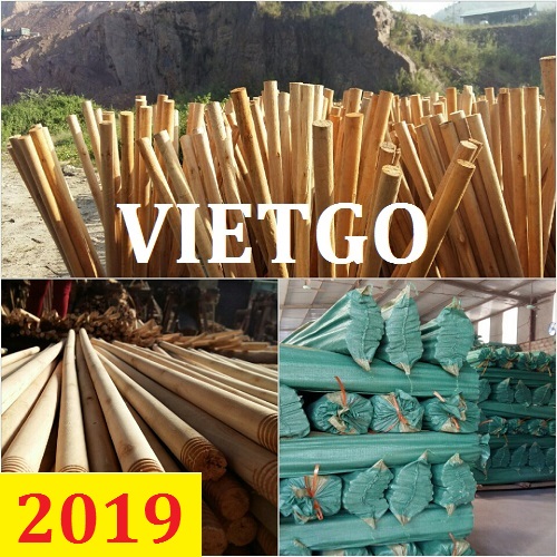 (Cập nhập lại thông số) Cơ hội giao thương - Đơn hàng thường xuyên - Đơn hàng xuất khẩu cán chổi từ gỗ keo
