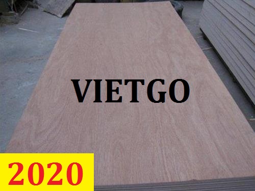 (Cập nhập lần 1) Cơ hội giao thương - Đơn hàng thường xuyên - Đơn hàng xuất khẩu gỗ dán cho vị khách hàng đến từ Ấn Độ