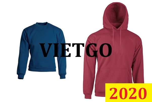 (Cập nhật lần 1) – Cơ hội giao thương Đặc Biệt - Đơn hàng Cả Năm – Cơ hội xuất khẩu áo dài tay, áo Hoodie số lượng lớn sang thị trường Ý