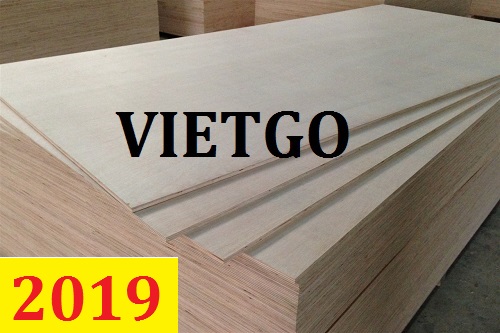 (Cập nhập lần 1) Cơ hội giao thương- Đơn hàng thường xuyên- Cơ hội xuất khẩu gỗ dán cho vị khách hàng đến từ Đài Loan