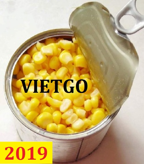 Cơ hội giao thương  – Đơn hàng Thường Xuyên - Cơ hội xuất khẩu Ngô Đóng Hộp sang thị trường Thổ Nhĩ Kỳ