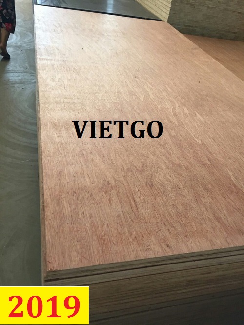 Cơ hội giao thương - Đơn hàng thường xuyên- Đơn hàng xuất khẩu gỗ dán cho vị khách hàng đến từ Mỹ