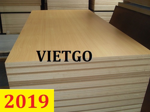 Cơ hội giao thương - Đơn hàng thường xuyên- Đơn hàng xuất khẩu Ván MDF cho vị khách hàng đến từ Mỹ
