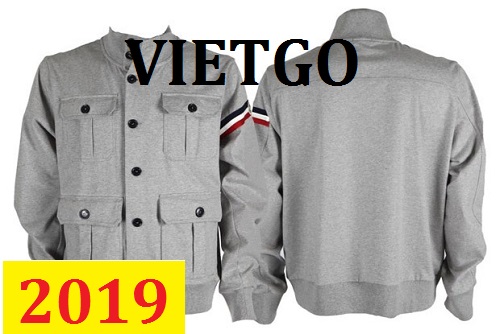 Cơ hội giao thương – Đơn hàng thường xuyên - Cơ hội xuất khẩu áo Jacket mỗi tháng đến Mỹ