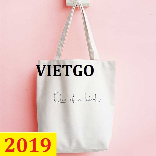 Cơ hội giao thương – Đơn hàng thường xuyên - Cơ hội xuất khẩu số lượng lớn Túi Tote đến Ai Cập