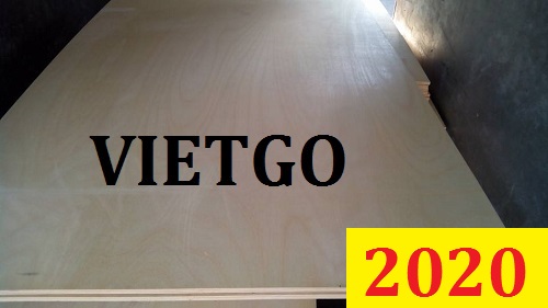 (Cập nhập lần 1) (Vị khách hàng có mặt tại Việt Nam vào ngày 17/11) Cơ hội giao thương ĐẶC BIỆT- Đơn hàng thường xuyên- Cơ hội xuất khẩu 1 container 20ft gỗ dán sang Singapore