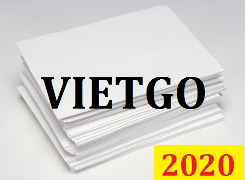 Cơ hội giao thương ĐẶC BIỆT- Đơn hàng thường xuyên - Đơn hàng xuất khẩu 5 container 20ft Giấy A4 sang Ấn Độ