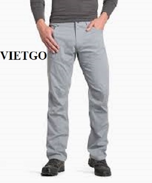 Cơ hội giao thương – Đơn hàng cần báo giá gấp - Cơ hội xuất khẩu quần âu nam đến thị trường Trung Quốc