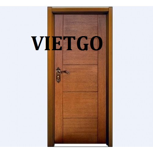 Cơ hội giao thương - Cơ hội xuất khẩu Cửa làm bằng Ván MDF hoặc gỗ dán sang Ấn Độ