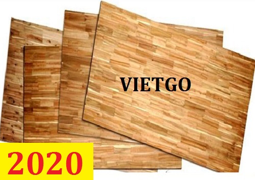 Cơ hội giao thương - Đơn hàng thường xuyên - Cơ hội xuất khẩu 1 container 20ft Gỗ ghép thanh cho vị khách hàng đến từ Đài Loan