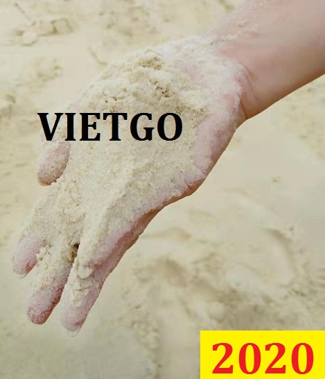 (Đơn hàng rất gấp) Cơ hội giao thương Đặc Biệt: Đơn hàng Cả Năm: Cơ hội xuất khẩu Cát Silica và Cát Sông sang thị trường Trung Quốc