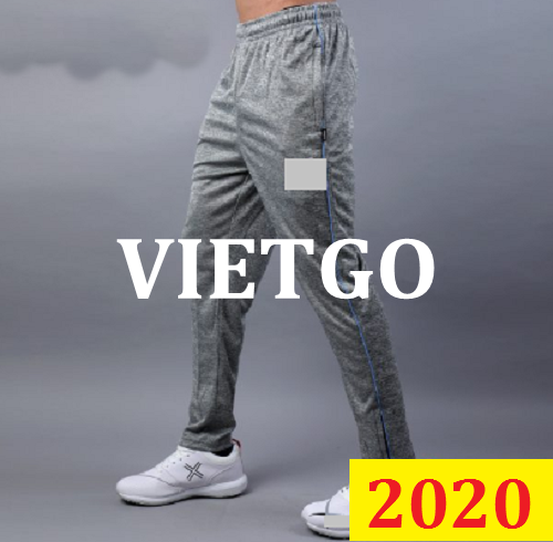 Cơ hội giao thương Đặc biệt – Đơn hàng thường xuyên - Cơ hội xuất khẩu Quần thể thao jogger nam đến thị trường Dubai (Khách hàng đến Hà Nội ngày 23/12/2019 và sẽ bắt đầu làm việc từ ngày 24/12/2019)