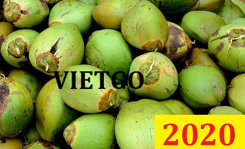 Cơ hội giao thương Đặc Biệt  – Đơn hàng Cả Năm - Cơ hội xuất khẩu Quả Dừa sang thị trường UAE