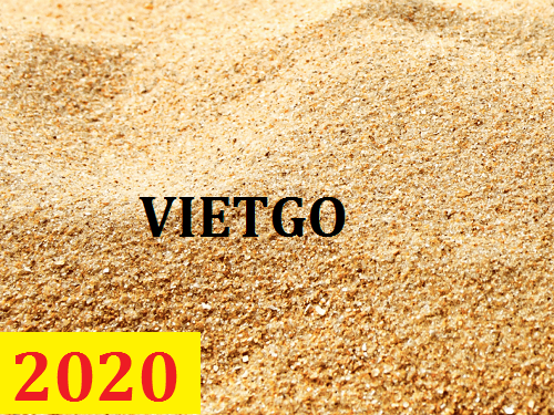 Cơ hội giao thương – Đơn hàng Cả Năm – Thương nhân người Campuchia đang cần nhập khẩu Cát sông