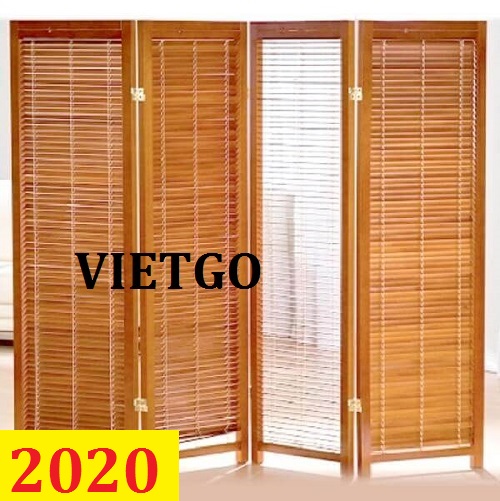 Cơ hội giao thương – Đơn Hàng Cả Năm – Cơ hội xuất khẩu Bình phong tre sang thị trường Hàn Quốc