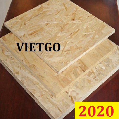 Cơ hội giao thương đặc biệt– Đơn hàng thường xuyên - Cần tìm nhà cung cấp Ván dăm định hướng OSB sang Anh