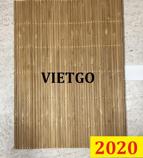 Cơ hội giao thương Đặc biệt Cả Năm – Cơ hội xuất khẩu thảm tre cho thương nhân người Thổ Nhỹ Kỳ
