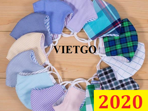 Cơ hội giao thương Đặc Biệt (Gấp) – Đơn đặt hàng mỗi tháng - Cơ hội cung cấp khẩu trang vải và khẩu trang y tế, quần áo bảo hộ dùng một lần cho một doanh nghiệp tại Hồng Kông