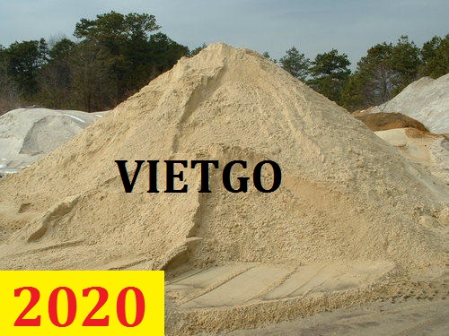 Cơ hội giao thương – Đơn hàng Cả Năm – Cơ hội xuất khẩu 1,5 triệu tấn Cát sông cho thương nhân người Singapore