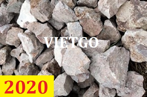 Cơ hội giao thương -  Đơn hàng thường xuyên – Cơ hội xuất khẩu 5000 tấn đá DOLOMITE sang cho vị khách vô cùng tiềm năng đến từ Singapore