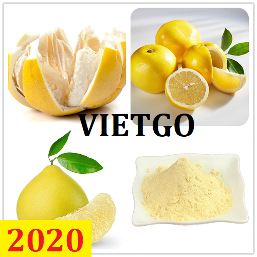 Cơ hội giao thương – Đơn hàng Cả Năm - Cơ hội xuất khẩu Bột chiết xuất từ Bưởi, Cam sang thị trường Hàn Quốc