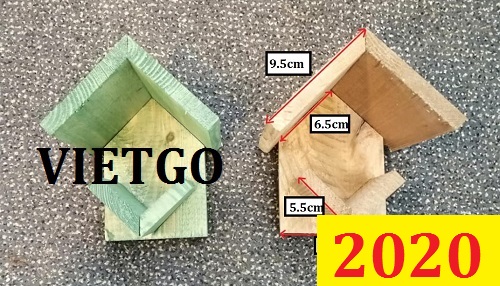 Cơ hội giao thương ĐẶC BIỆT– Đơn hàng thường xuyên - Đơn hàng xuất khẩu tổ chim bằng gỗ sang Ấn Độ