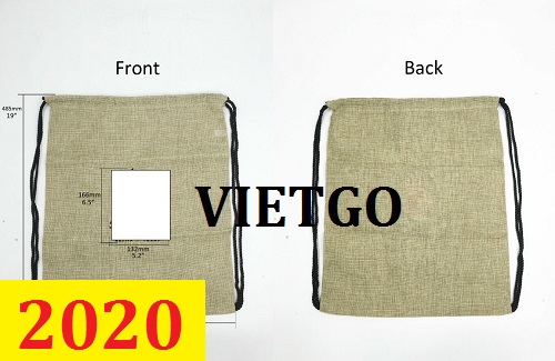 Cơ hội giao thương –Đơn hàng thường xuyên - Thương nhân đến từ Đài Loan cần nhập khẩu túi vải từ Việt Nam