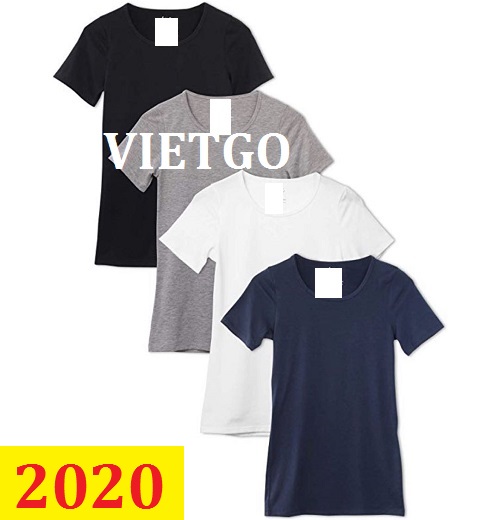 Cơ hội giao thương –Đơn hàng thường xuyên - Thương nhân đến từ Hồng Kông cần nhập khẩu áo các loại từ Việt Nam