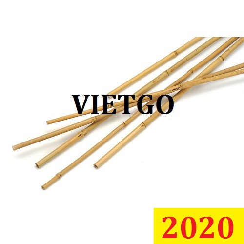Cơ hội giao thương Đặc Biệt Cả Năm – Thương nhân người Hàn hiện đang có nhu cầu nhập khẩu số lượng lớn Gậy tre từ thị trường Việt Nam