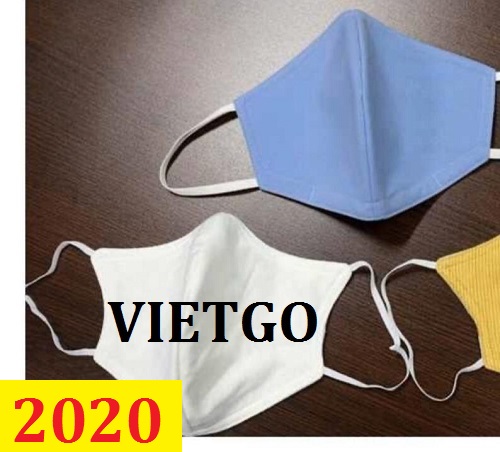 Cơ hội giao thương – Đơn hàng thường xuyên - Cơ hội cung cấp khẩu trang vải cho một doanh nghiệp tại Mỹ