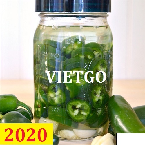 Cơ hội giao thương – Đơn hàng Cả Năm - Cơ hội xuất khẩu Ớt Ngâm sang thị trường Nhật Bản