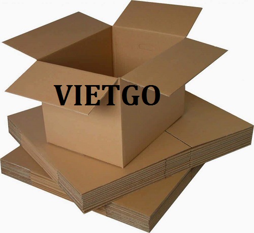 MS - Cơ hội giao thương: Cơ hội xuất khẩu Thùng carton  đến từ một vị khách hàng người Trung Quốc