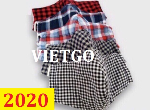 Cơ hội giao thương – Đơn hàng thường xuyên - Cơ hội cung cấp sản phẩm khẩu trang vải tới Mỹ