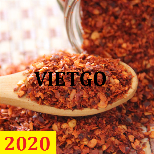 Cơ hội giao thương – Đơn hàng Cả Năm - Cơ hội xuất khẩu Bột Ớt Khô sang thị trường Nga